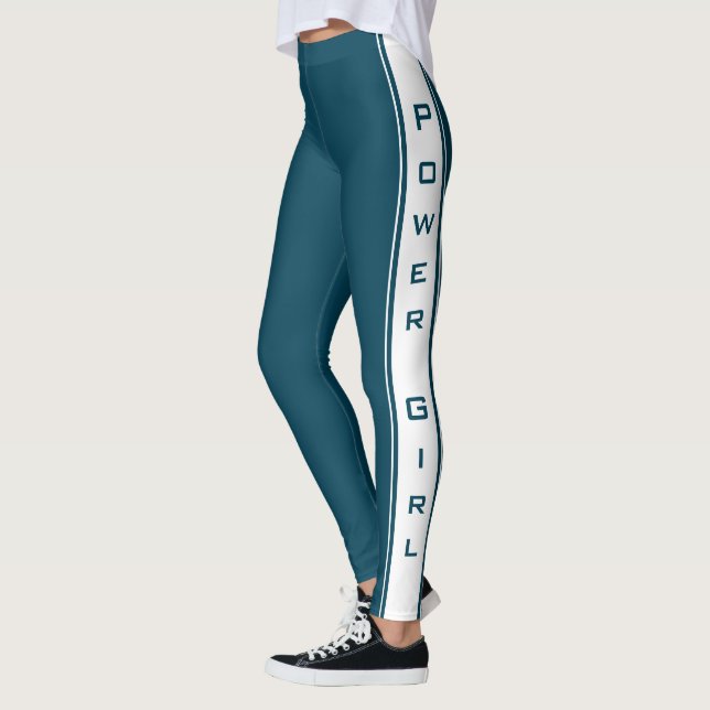Leggings Leggencias de bandas laterales con Chica de alimen (Izquierda)