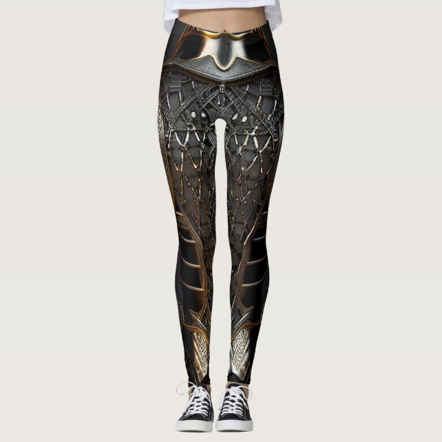 Leggings Leggencias de blindaje 3D (Anverso)