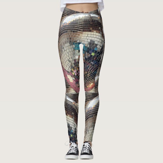 Leggings Leggencias de bolas espejo (Anverso)