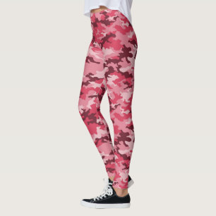 Leggings Leggencias de camo rosado de moda