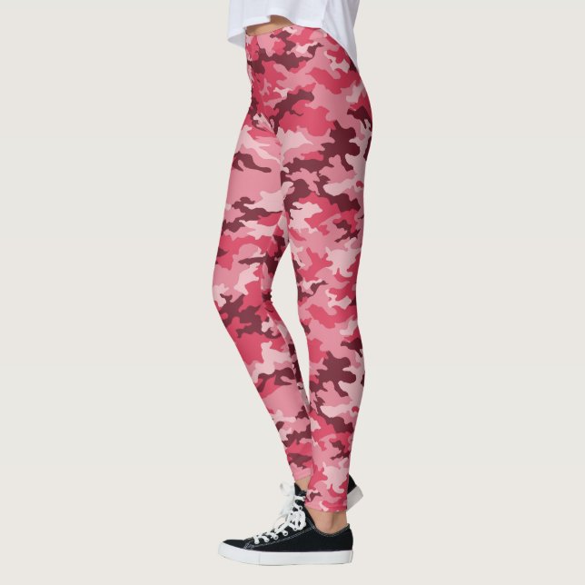 Leggings Leggencias de camo rosado de moda (Izquierda)