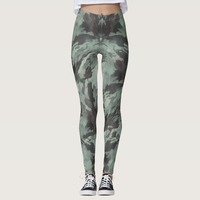 Leggings Leggencias de camo verde (Anverso)