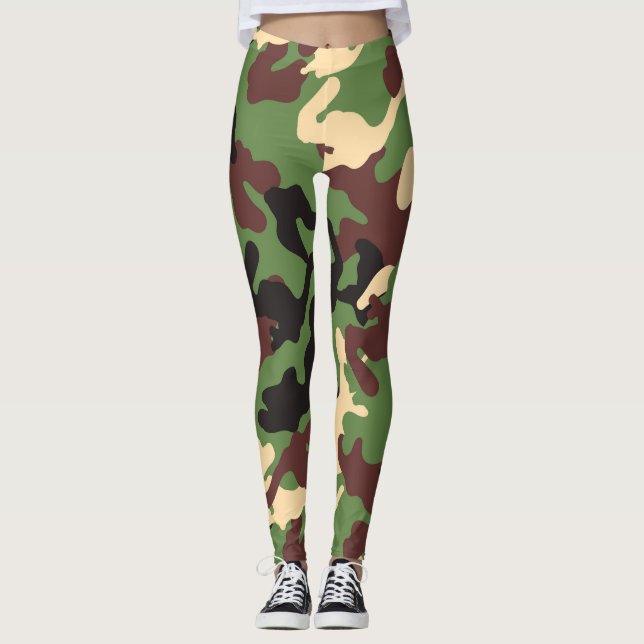Leggings Leggencias de camoflag para el ejército (Anverso)