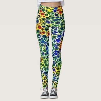 Leggings Leggencias de celdas de color