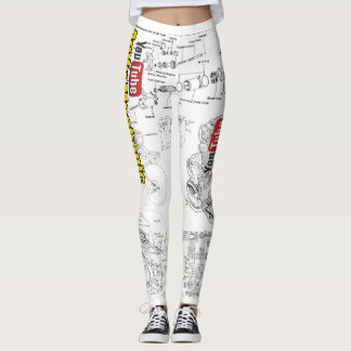 Leggings Leggencias de Chicas de herramientas - esquemático