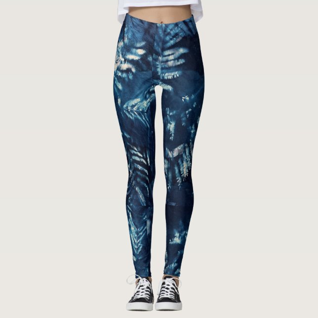 Leggings Leggencias de cianotipio (Anverso)