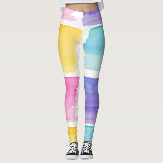 Leggings Leggencias de color de agua (Anverso)