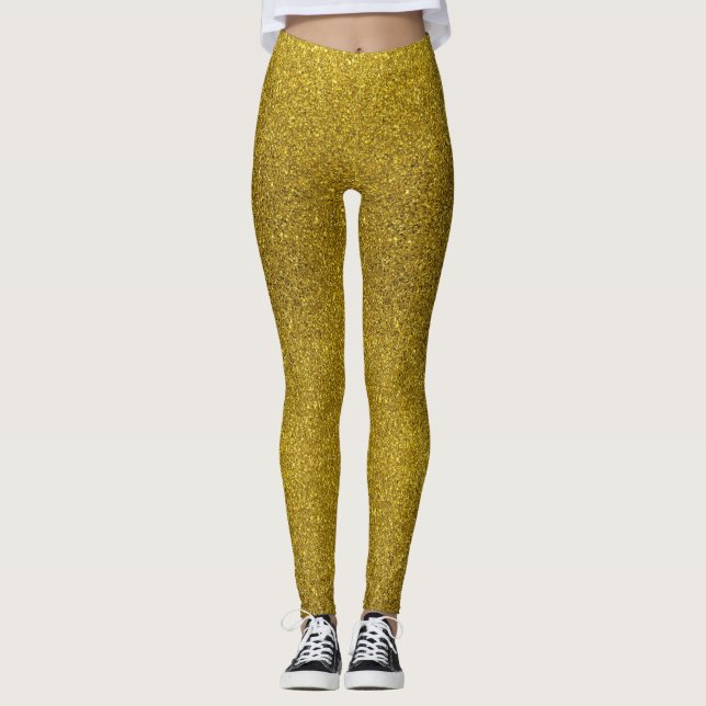 Leggings Leggencias de color dorado (Anverso)
