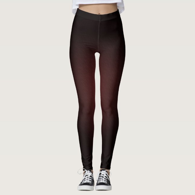 Leggings Leggencias de color negro y fundido (Anverso)