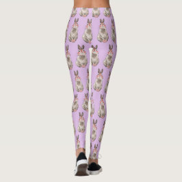 Leggings Leggencias de conejo conejo de pascua