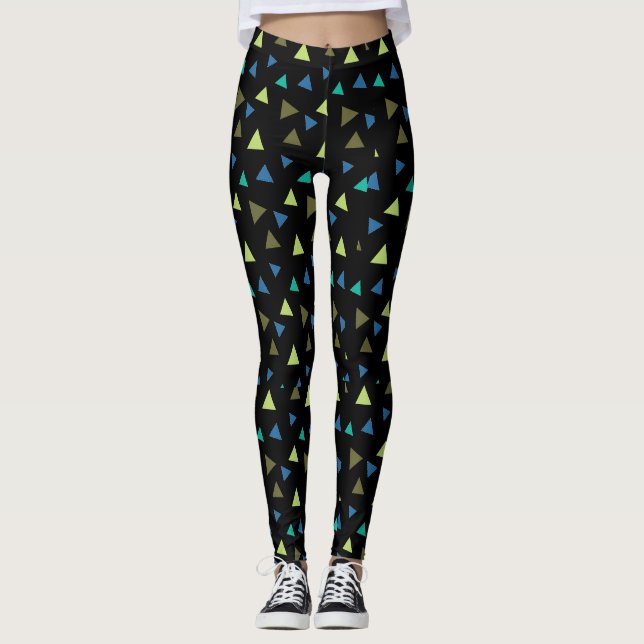 Leggings Leggencias de confetti triangulares (Anverso)
