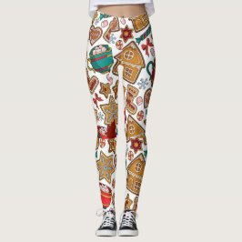 Leggings Leggencias de cookies de vacaciones