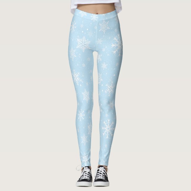 Leggings Leggencias de copo de nieve (Anverso)