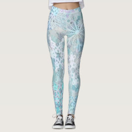 Leggings Leggencias de copos de nieve