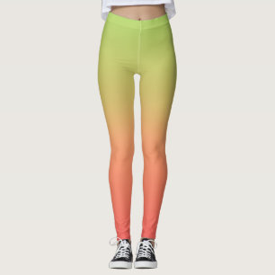 Leggings Leggencias de degradado de ocaso - Vibes suaves y