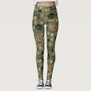 Leggings Leggencias de detección metalizado