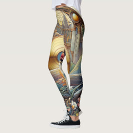 Leggings Leggencias de disco de oro