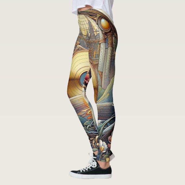 Leggings Leggencias de disco de oro (Izquierda)