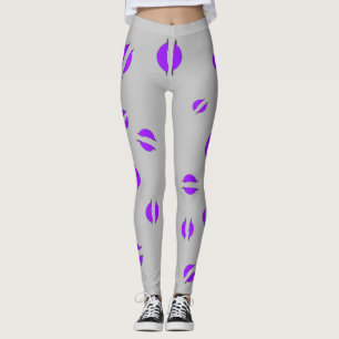 Leggings Leggencias de disco púrpura