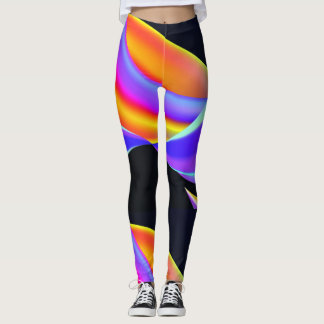 Leggings Leggencias de diseño coloridas de estilo diva para