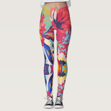 Leggencias de diseño floral
