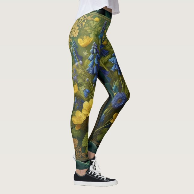 Leggings Leggencias de elegancia floral (Derecha)