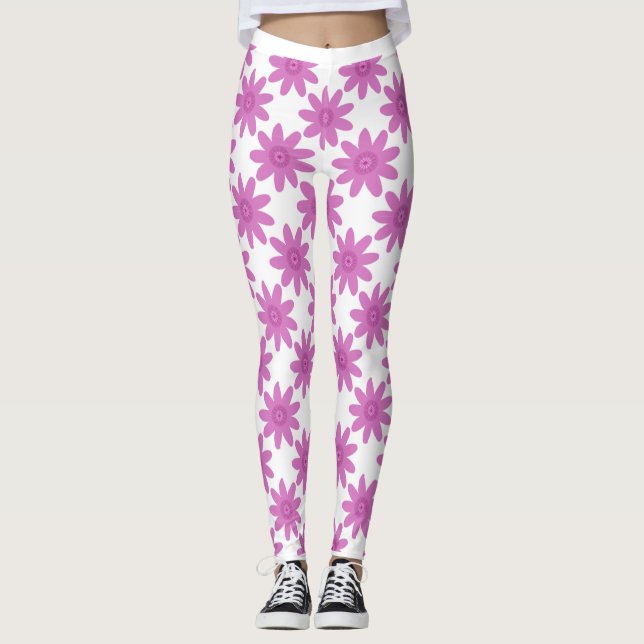 Leggings "Leggencias de elegancia florecientes" (Anverso)