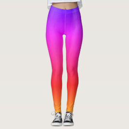 Leggings Leggencias de embriones de ocaso tropical