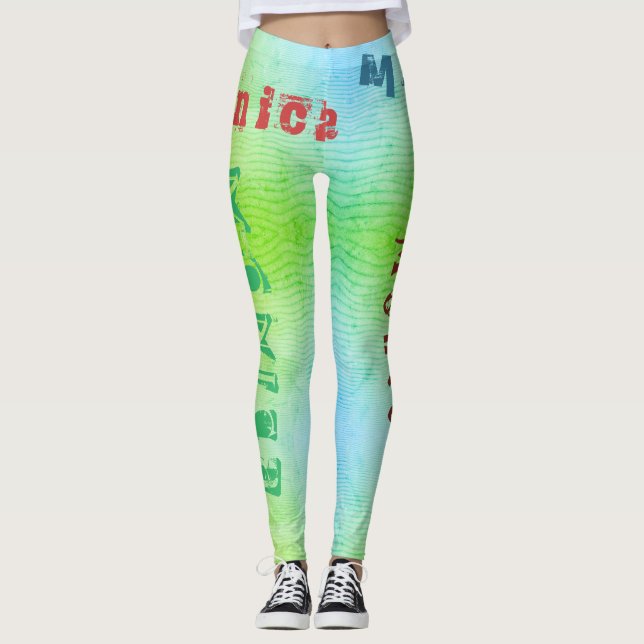 Leggings Leggencias de entrenamiento de arena del desierto  (Anverso)