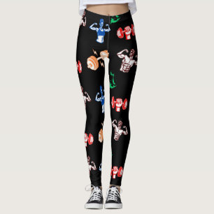 Leggings Leggencias de entrenamiento de fuerza de hierro