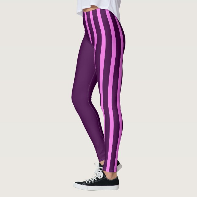 Leggings Leggencias de éster morado y rosado (Izquierda)
