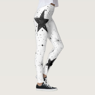 Leggings Leggencias de estrella negra en negrita