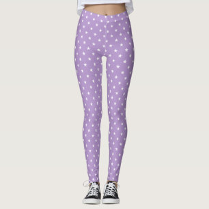 Leggings Leggencias de estrellas moradas