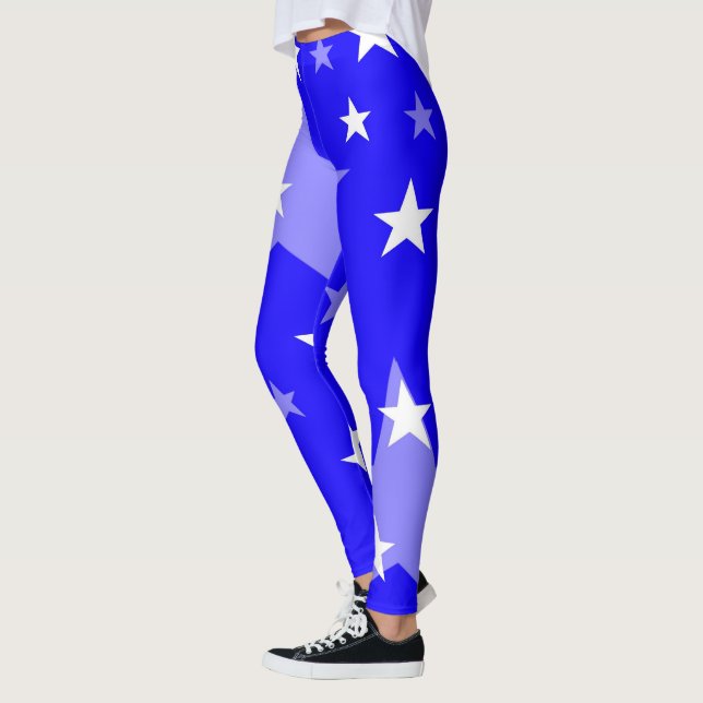 Leggings Leggencias de estrellas SPNP_Blue (Izquierda)