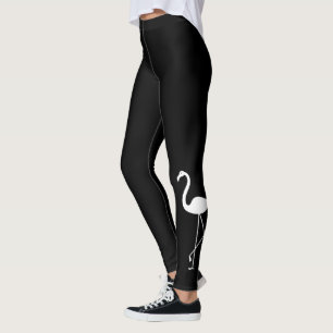 Leggings Leggencias de flamenco blanco y negro súper curas