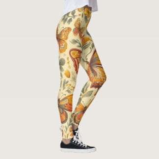 Leggings Leggencias de flor de mariposa