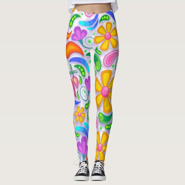 Leggings leggencias de flora ligera (Anverso)