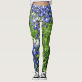 Leggings Leggencias de flores silvestres de Bluebonnet
