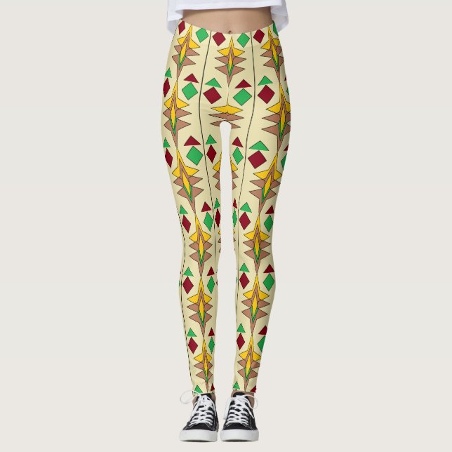 Leggings Leggencias de formas 2D (Anverso)