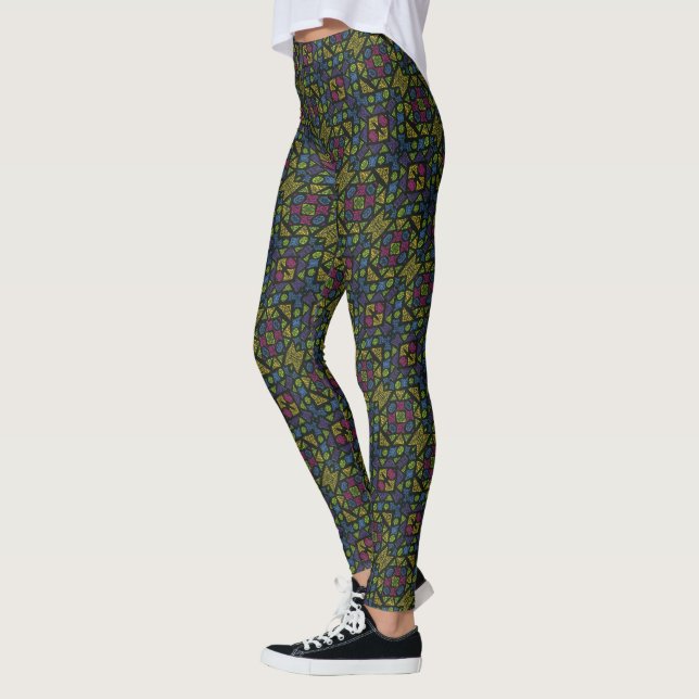 Leggings Leggencias de formas modernas (Izquierda)