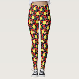 Leggings Leggencias de frutas brillantes y audaces