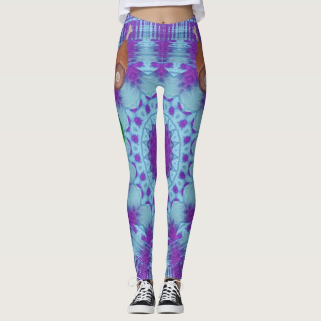 Leggings Leggencias de fuerza de caracteres de naipes de gu (Anverso)