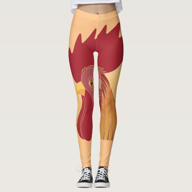 Leggings Leggencias de gallos (Anverso)