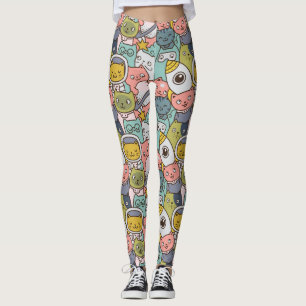 Leggings Leggencias de gatos espaciales de Guay