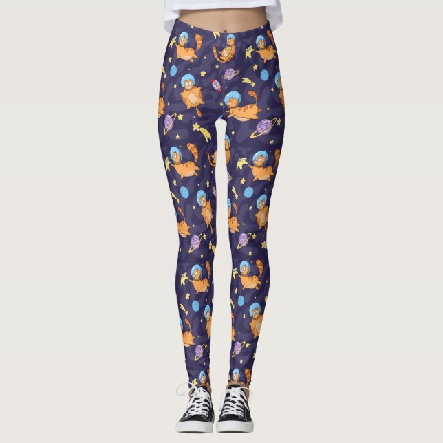 Leggings Leggencias de gatos espaciales de Guay (Anverso)