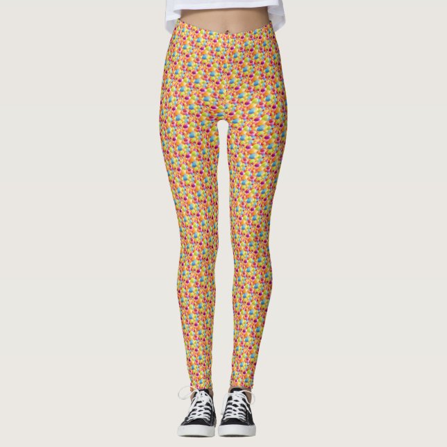 Leggings Leggencias de globos festivos (Anverso)
