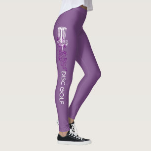 Leggings Leggencias de golf en disco púrpura