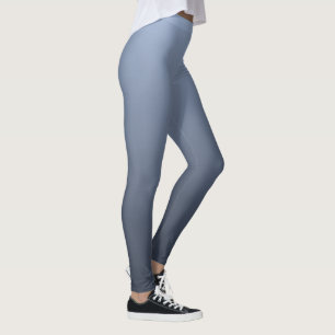 Leggings Leggencias de gradiente gris azul