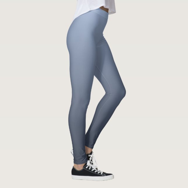 Leggings Leggencias de gradiente gris azul (Derecha)
