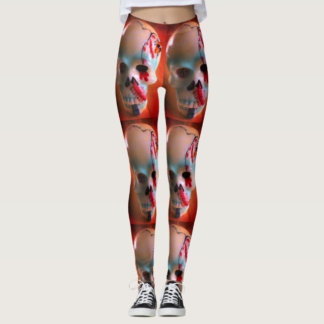 Leggings Leggencias de Halloween por dalDesignNZ (Anverso)